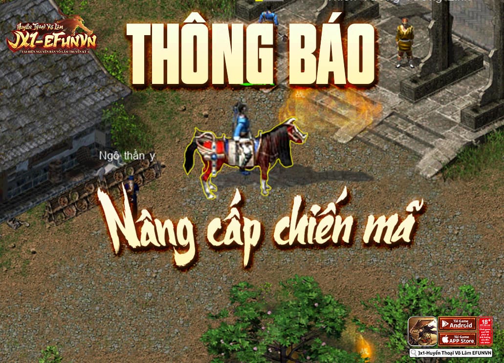 Thay Đổi Tính Năng Nâng Cấp Ngựa