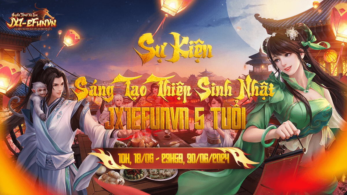 Sự Kiện | Sáng Tạo Thiệp Sinh Nhật - Jx1efunvn 5 Tuổi