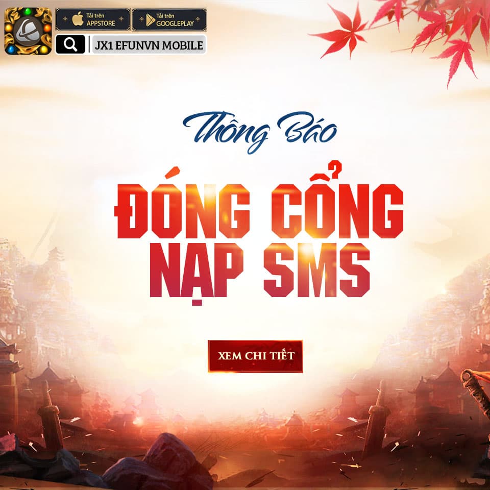 [ Thông Báo ] Đóng Cổng Nạp Sms
